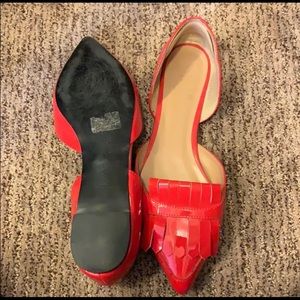 Banana Republic Red Flats size 10